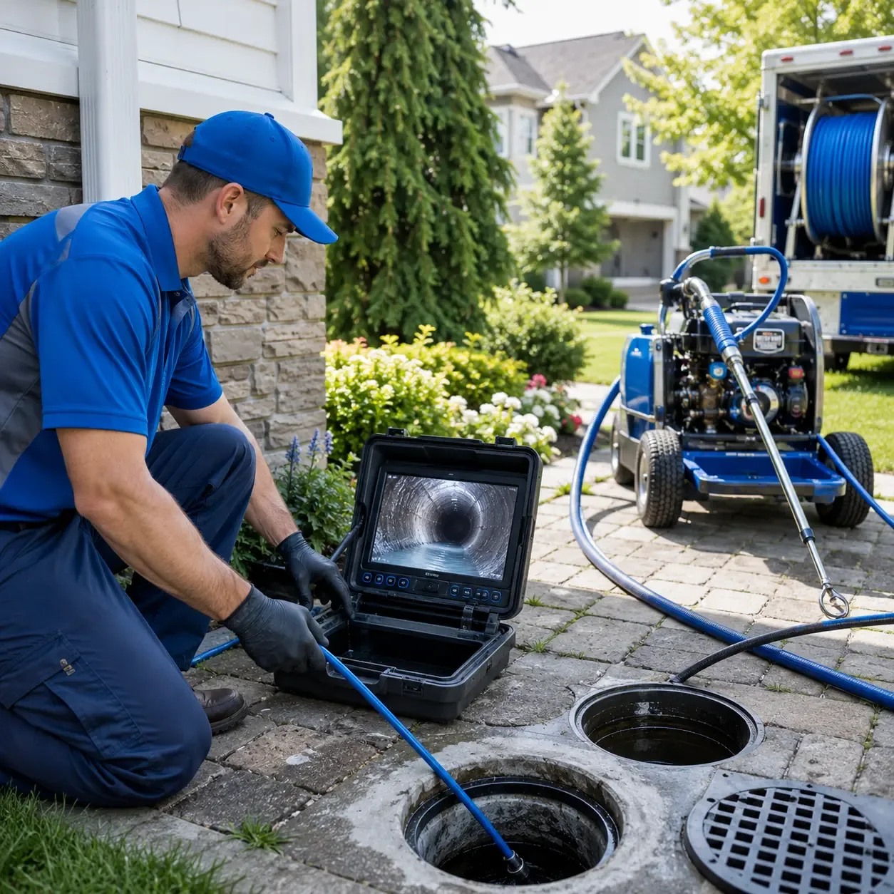 Outdoor drain cleaning professionals serving Congerville, IL